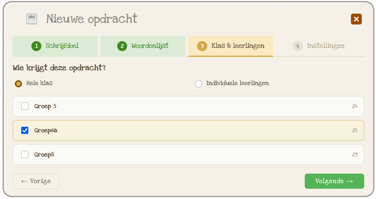 Opdracht voorbeeld